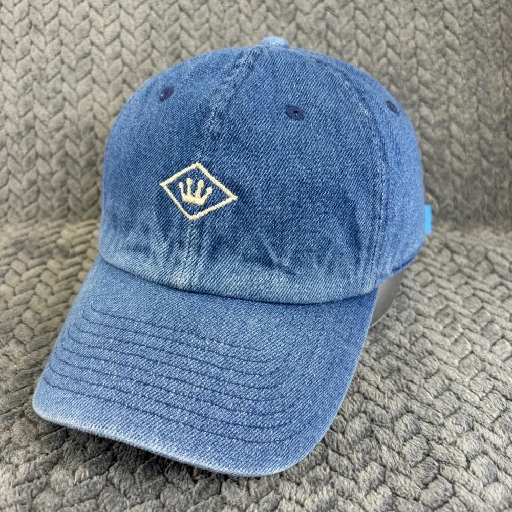 Funko Crown Dad Hat Blue Denim Baseball Cap Adjustable 88475 OS NWT